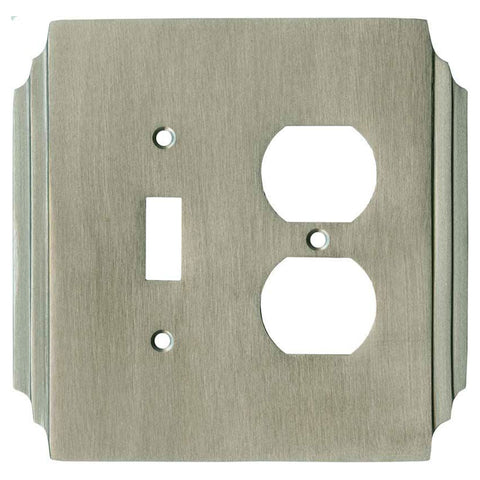 Art Deco Miami Beach Satin Nickel