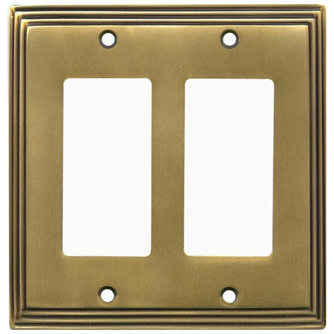 Art Deco Step Antique Brass