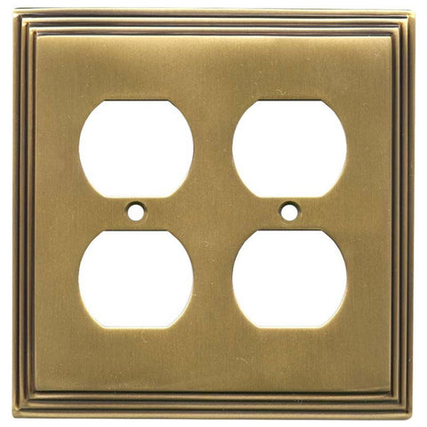 Art Deco Step Antique Brass