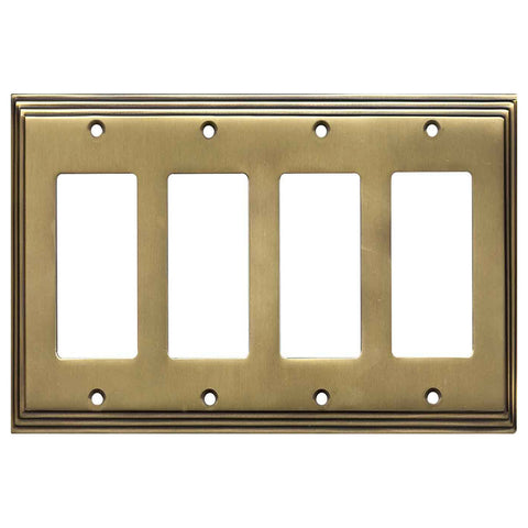 Art Deco Step Antique Brass