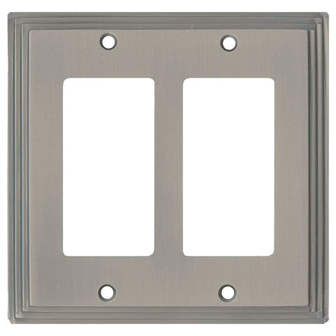 Art Deco Step Satin Nickel