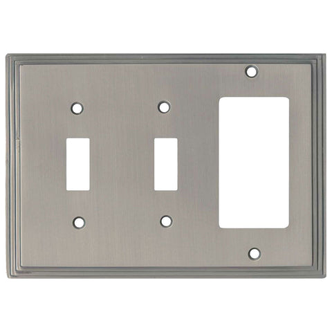 Art Deco Step Satin Nickel