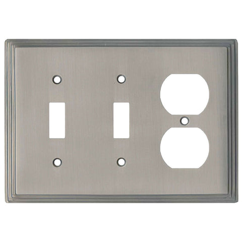 Art Deco Step Satin Nickel