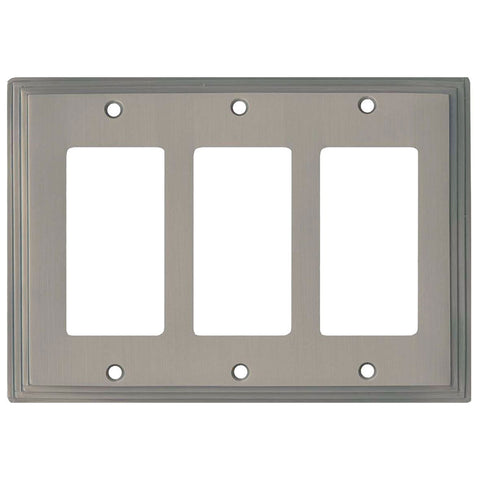 Art Deco Step Satin Nickel