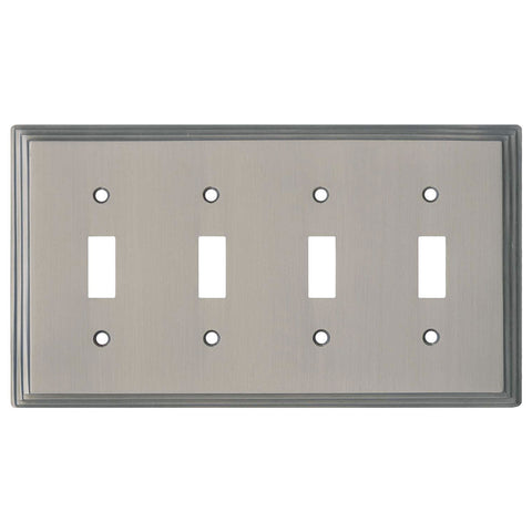 Art Deco Step Satin Nickel