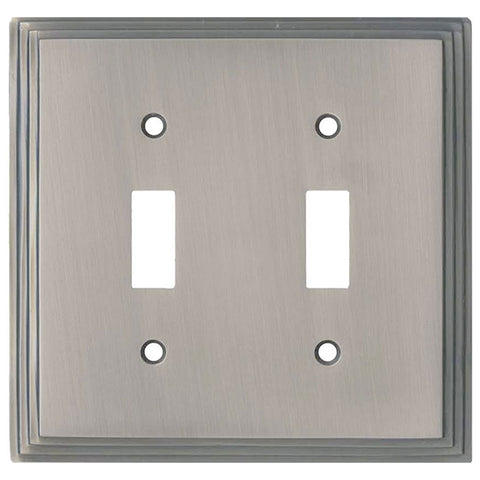 Art Deco Step Satin Nickel