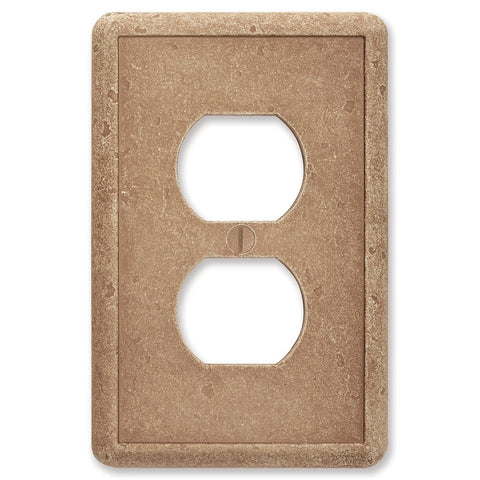 Cast Stone Noche Tumbled Texture - Outlet Covers