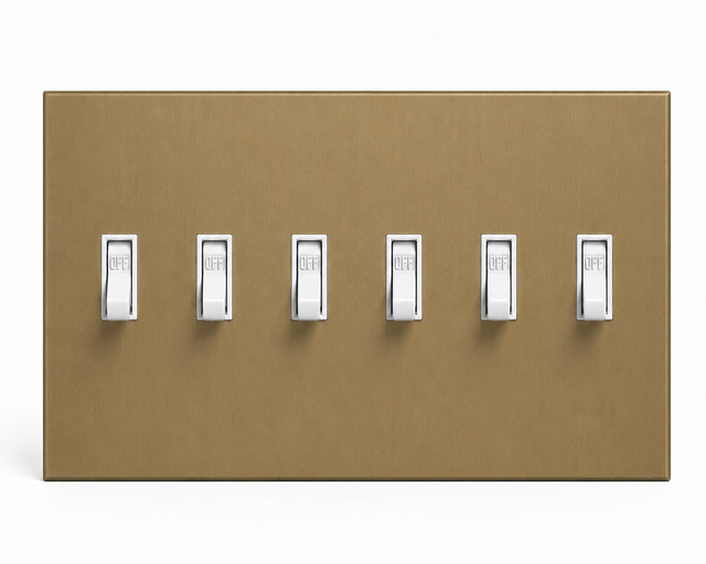 CleanPlate Gold - 6 Toggle
