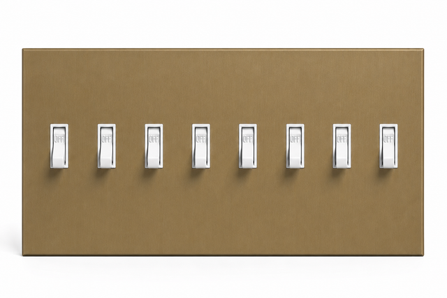 CleanPlate Gold - 8 Toggle