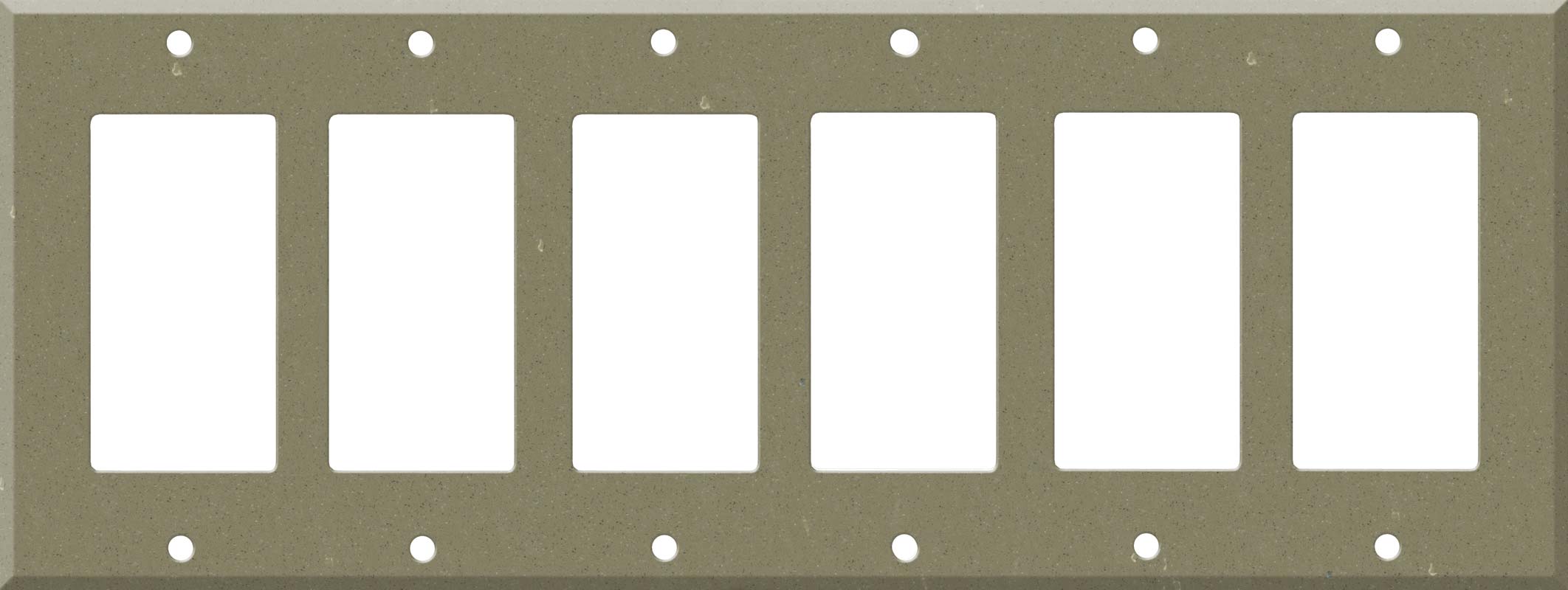 High-Quality Corian Fawn 6 GFCI Rocker Decora Switch Covers – Switch Hits