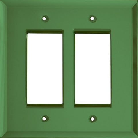 Glass Mirror Green