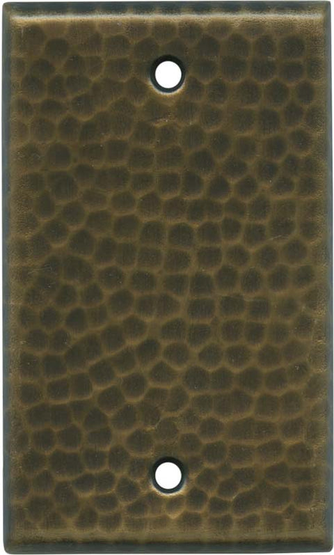 Hammered Antique Brass - 2 Toggle/1 GFCI Rocker Switchplates