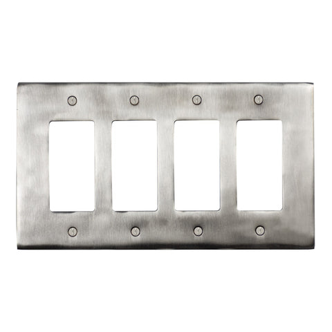 Modern Antique Wall Plates with Stainless Steel Finish