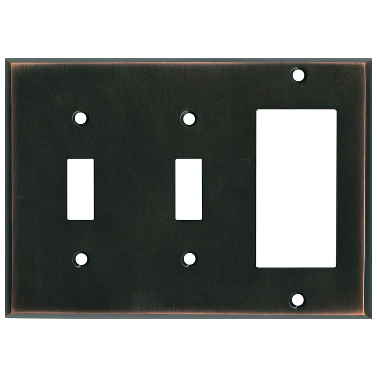 Single Rocker Vs Toggle Oil Rubbed Bronze 2-Toggle/1-GFCI Rocker Switchplates – Switch Hits