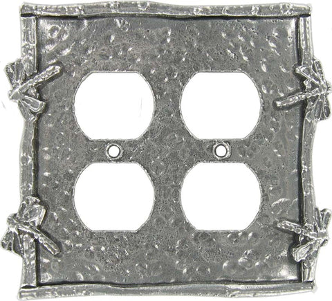 Handcast Pewter Wallplates Outlet Covers