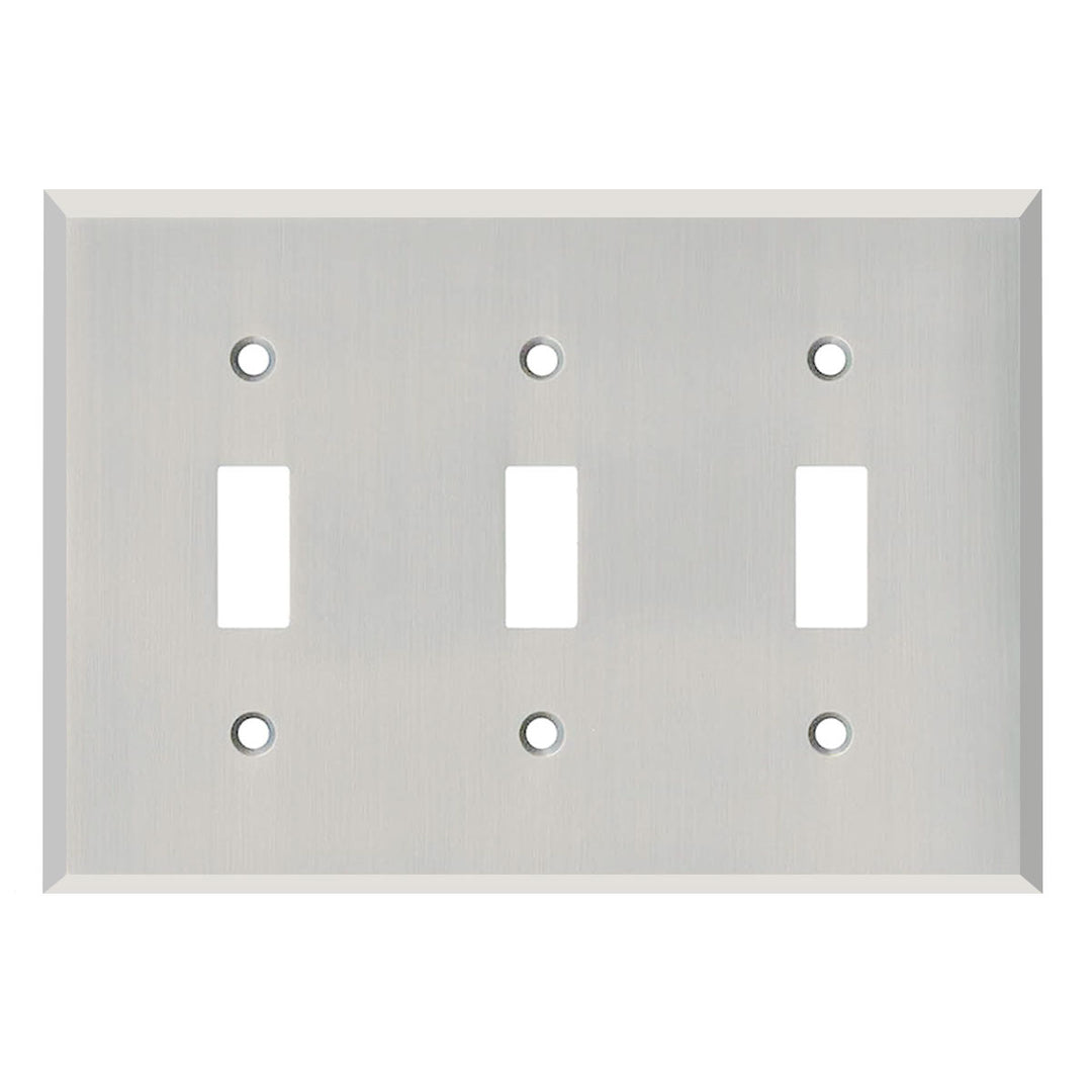 Triple Toggle Horizontal Light Switch, 3 Switch Wall Plate – Switch Hits