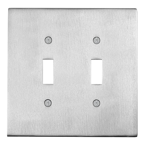 Modern Antique Wall Plates with Satin Nickel Finish